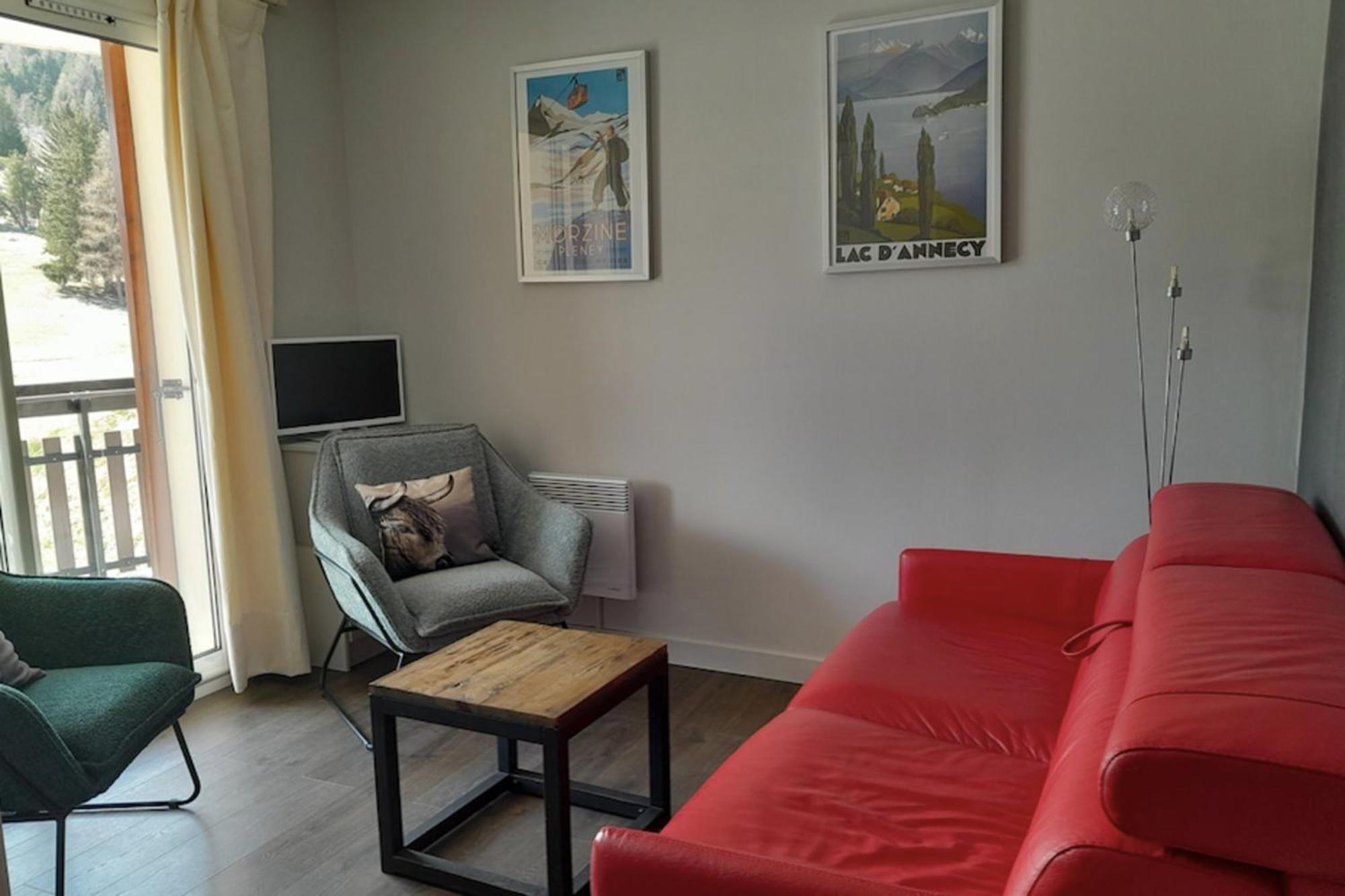 Ski In And Ski Out Apartment Superdevoluy Le Devoluy Bagian luar foto